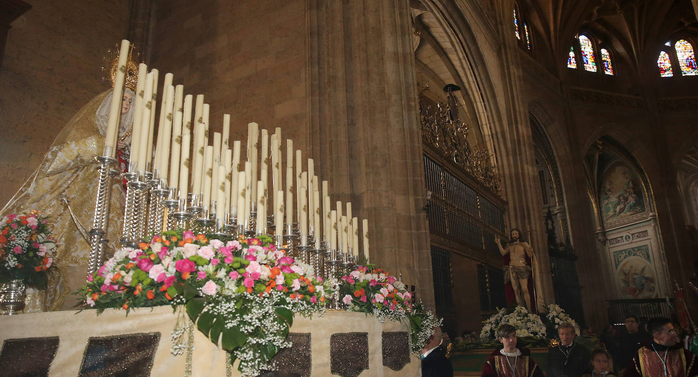 La procesión del Encuentro, en imágenes