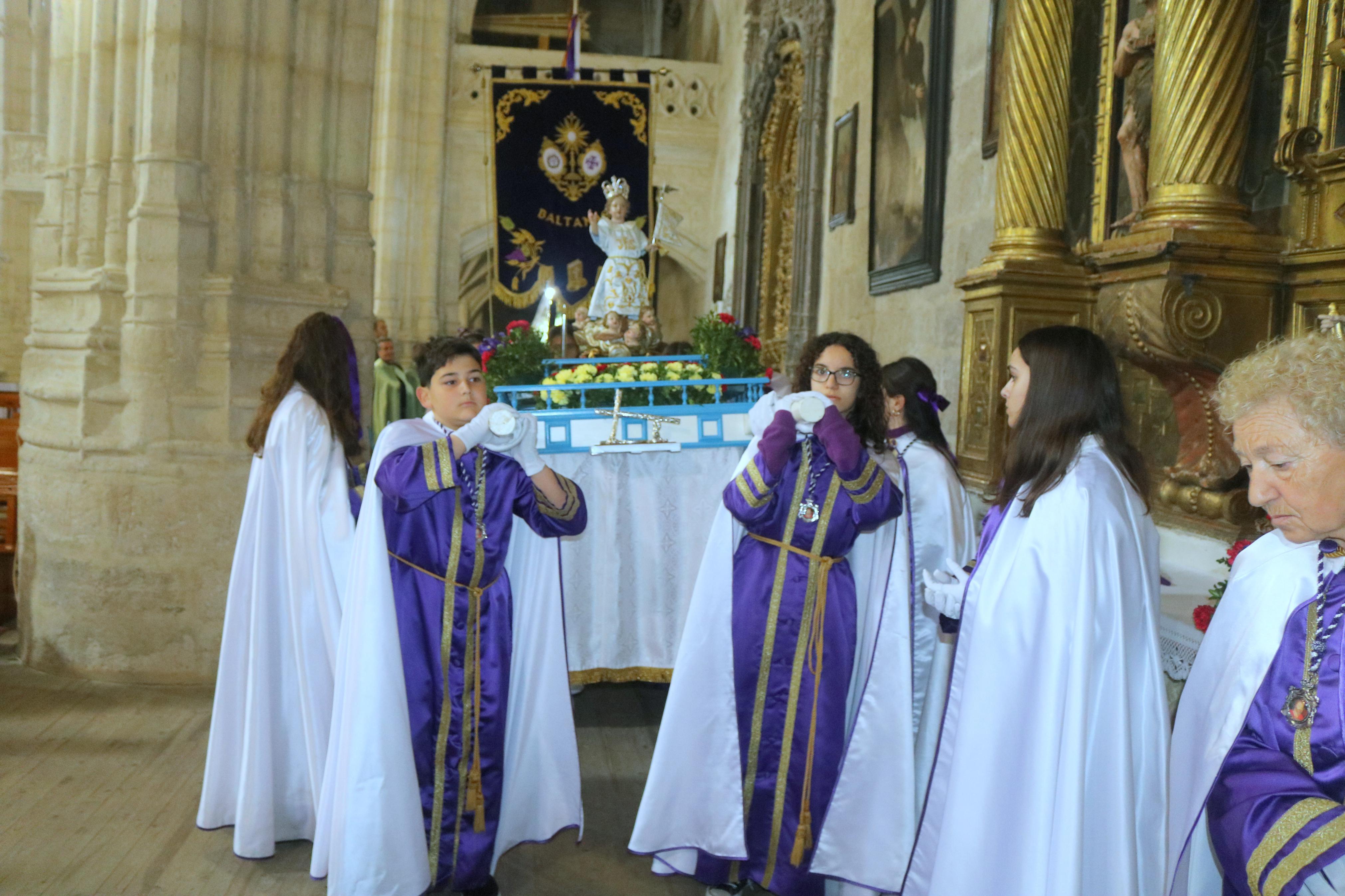 Procesión del Encuentro en Baltanás