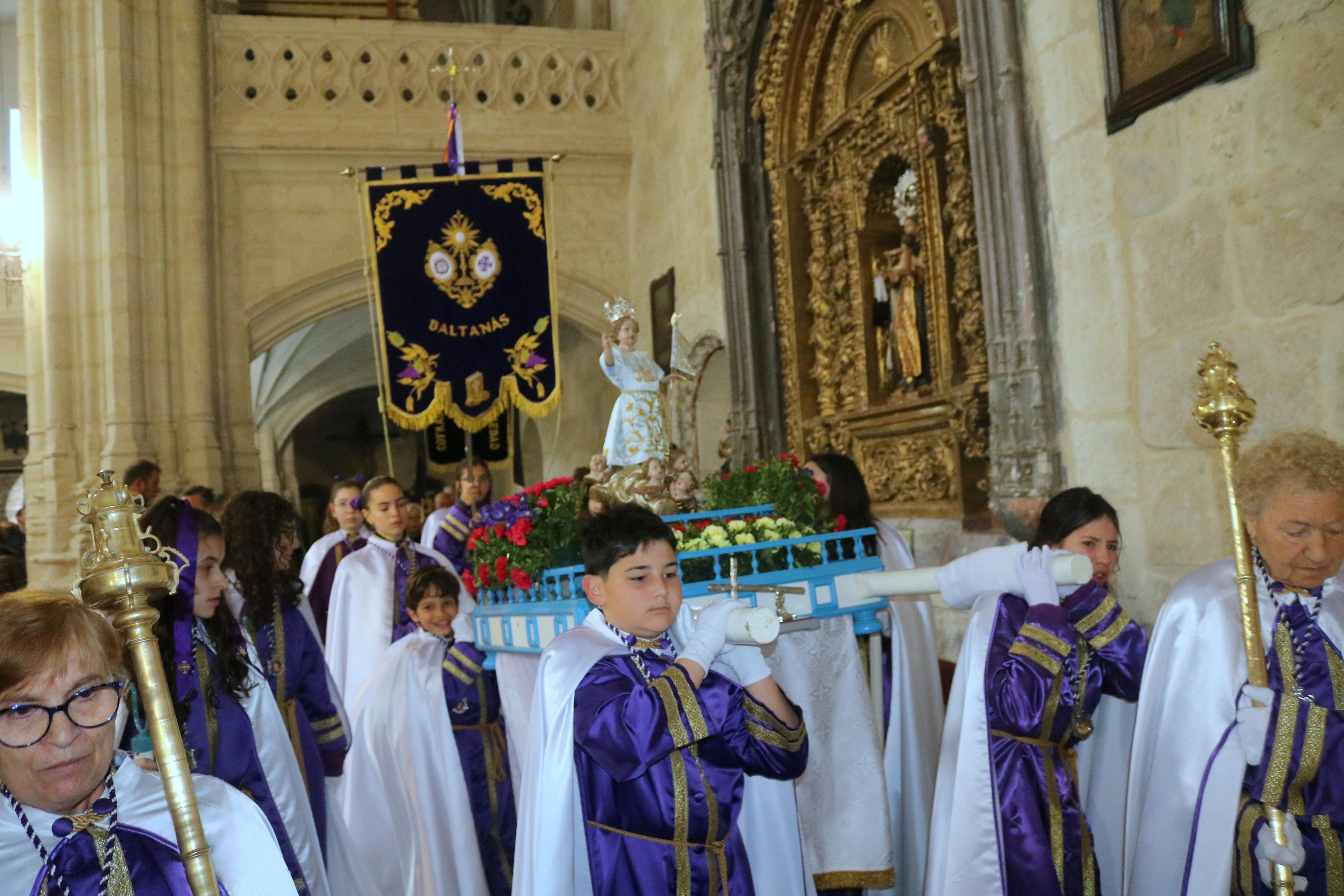 Procesión del Encuentro en Baltanás