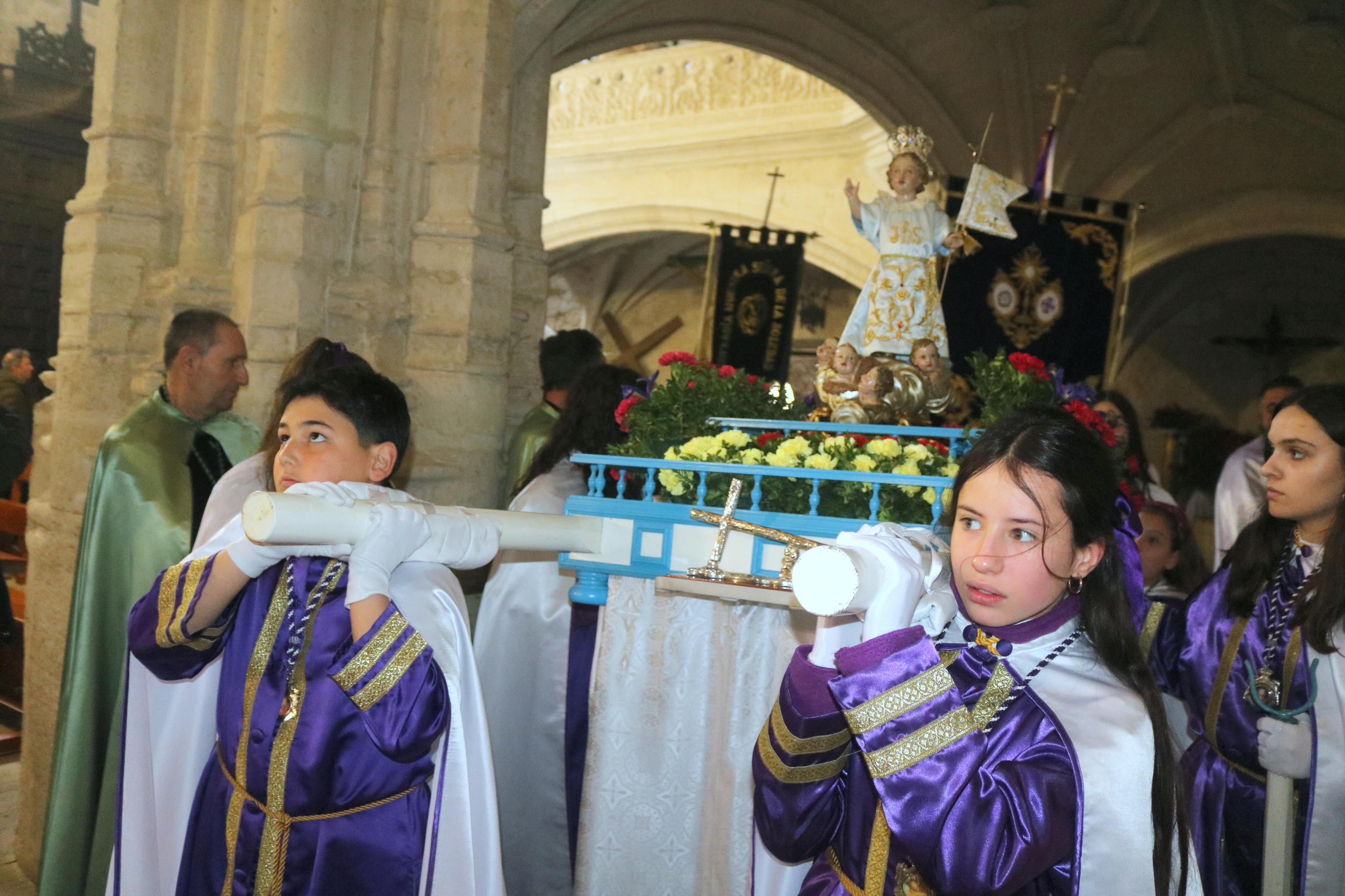 Procesión del Encuentro en Baltanás