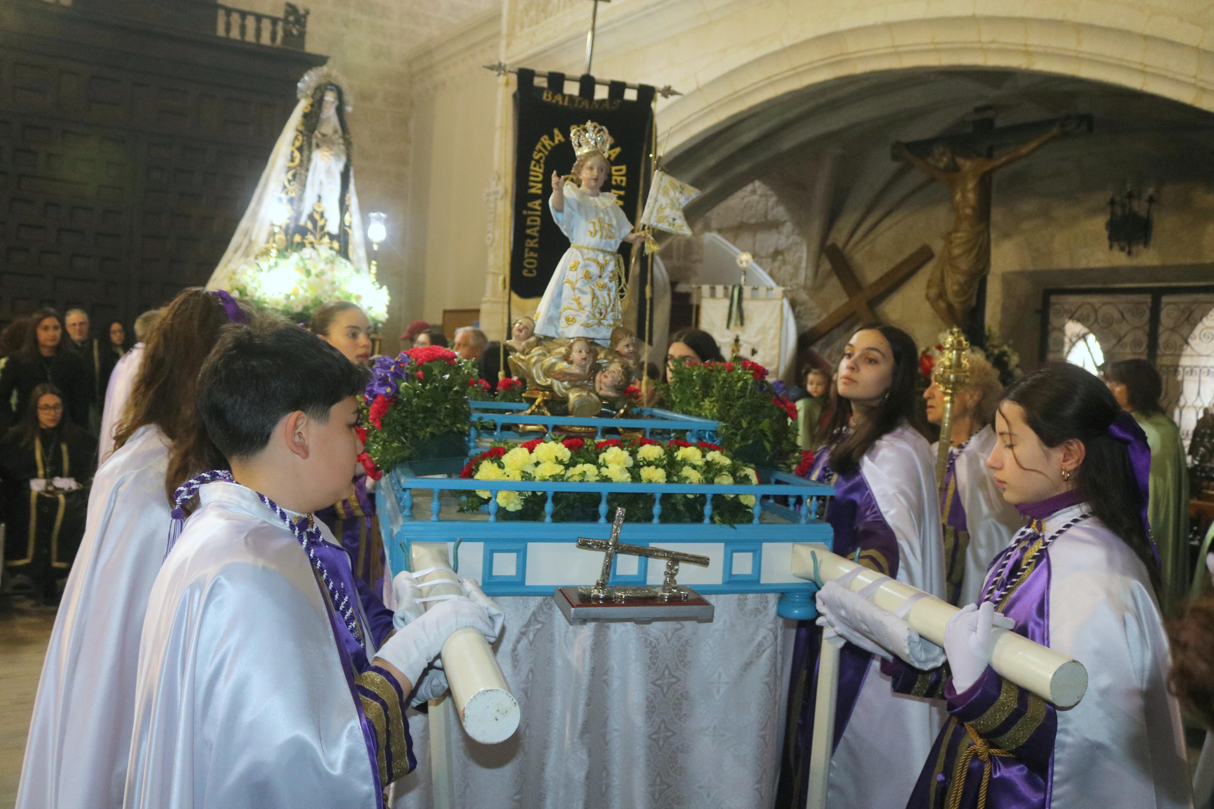 Procesión del Encuentro en Baltanás