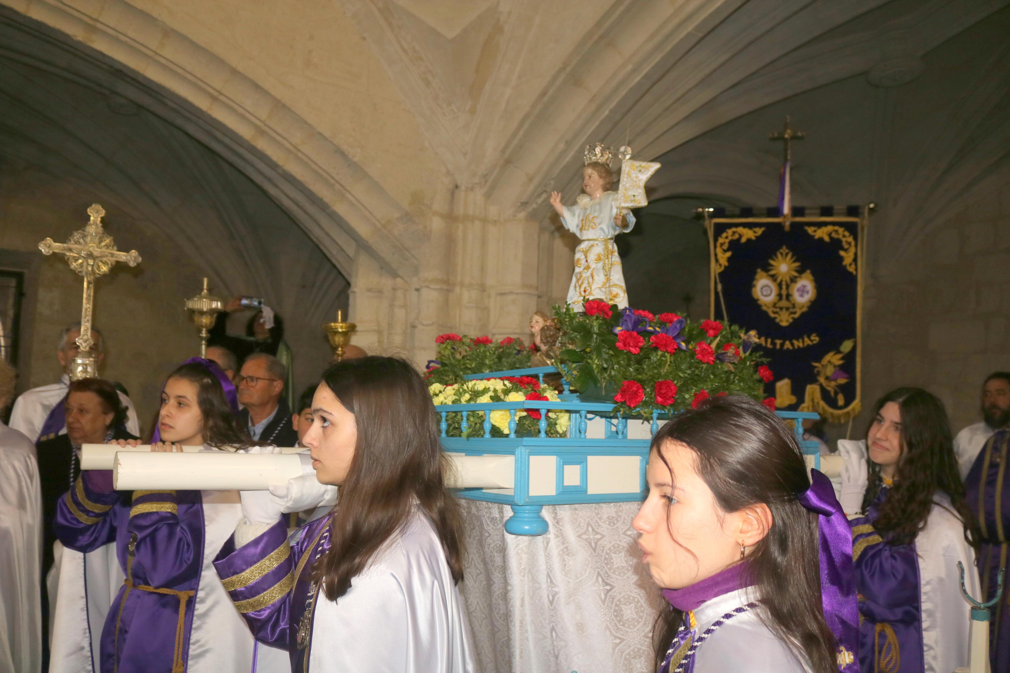 Procesión del Encuentro en Baltanás