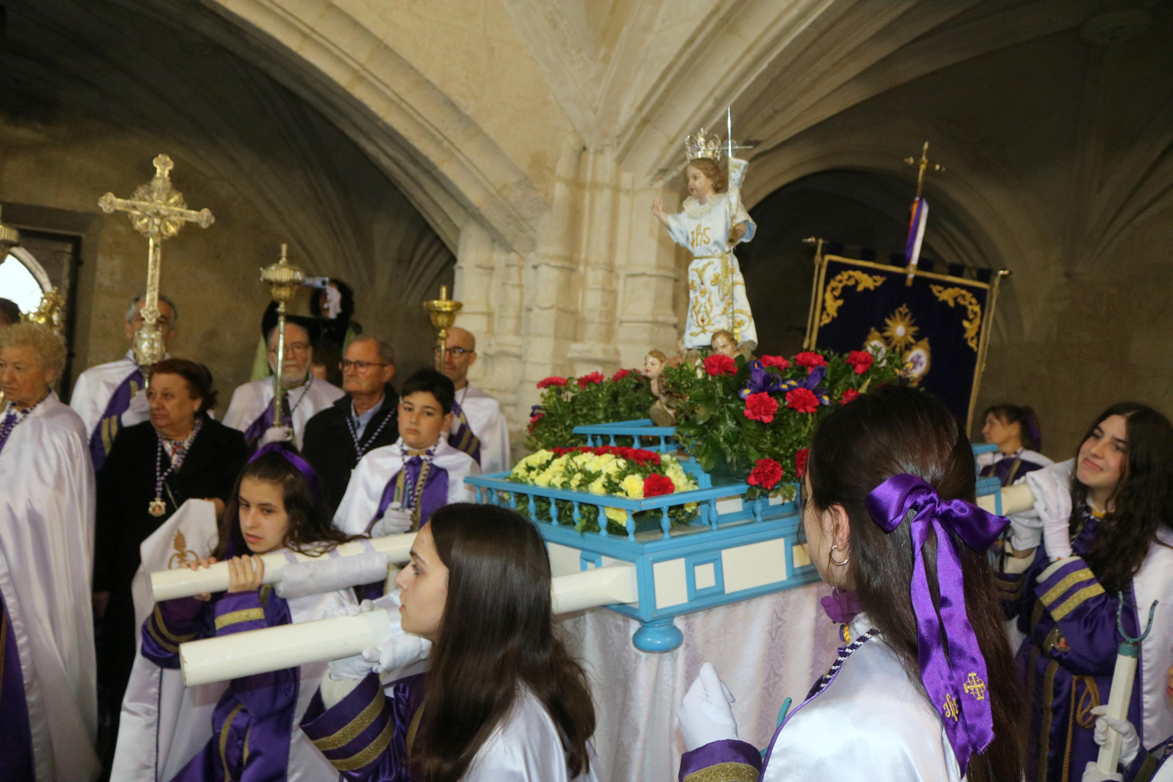 Procesión del Encuentro en Baltanás
