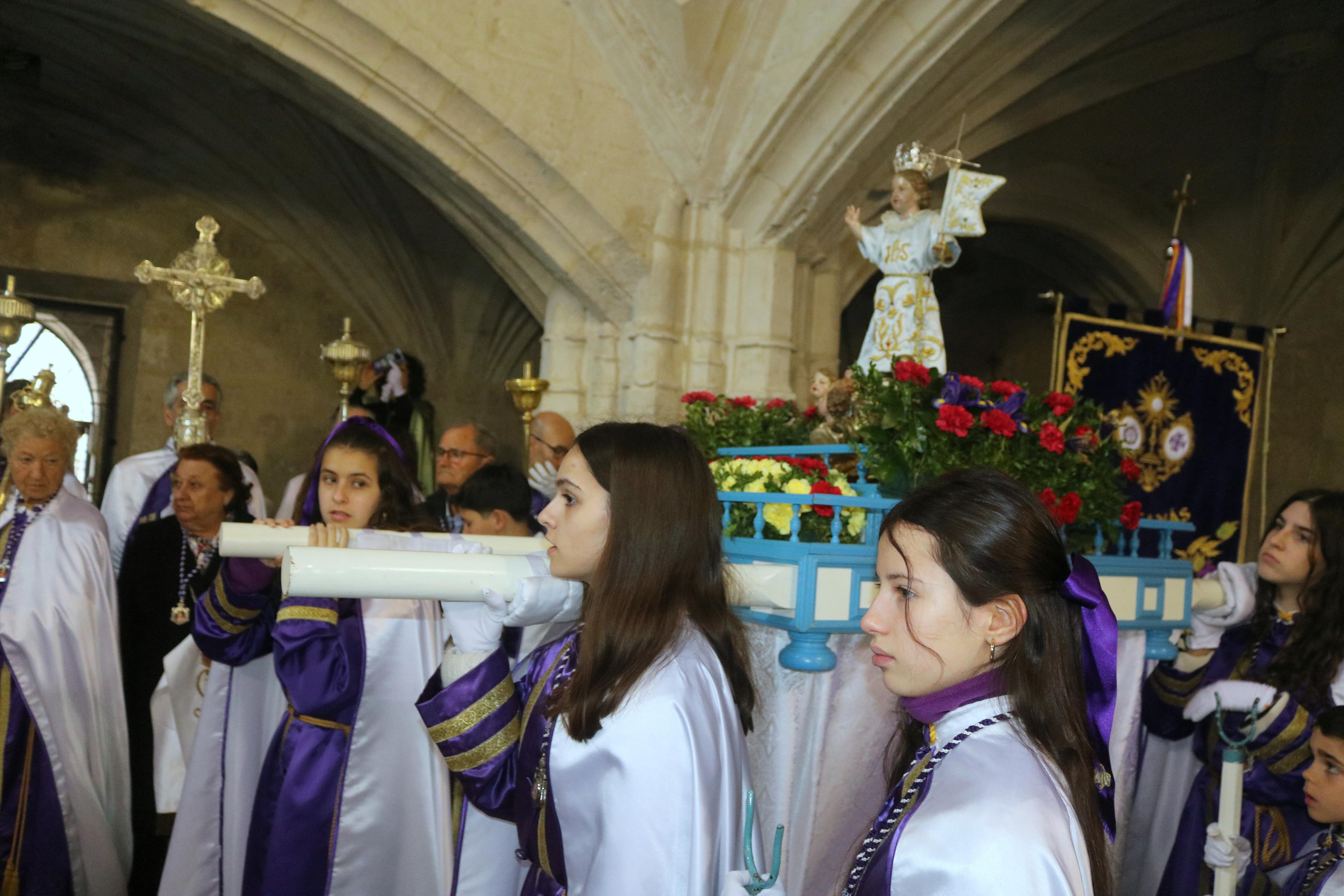 Procesión del Encuentro en Baltanás