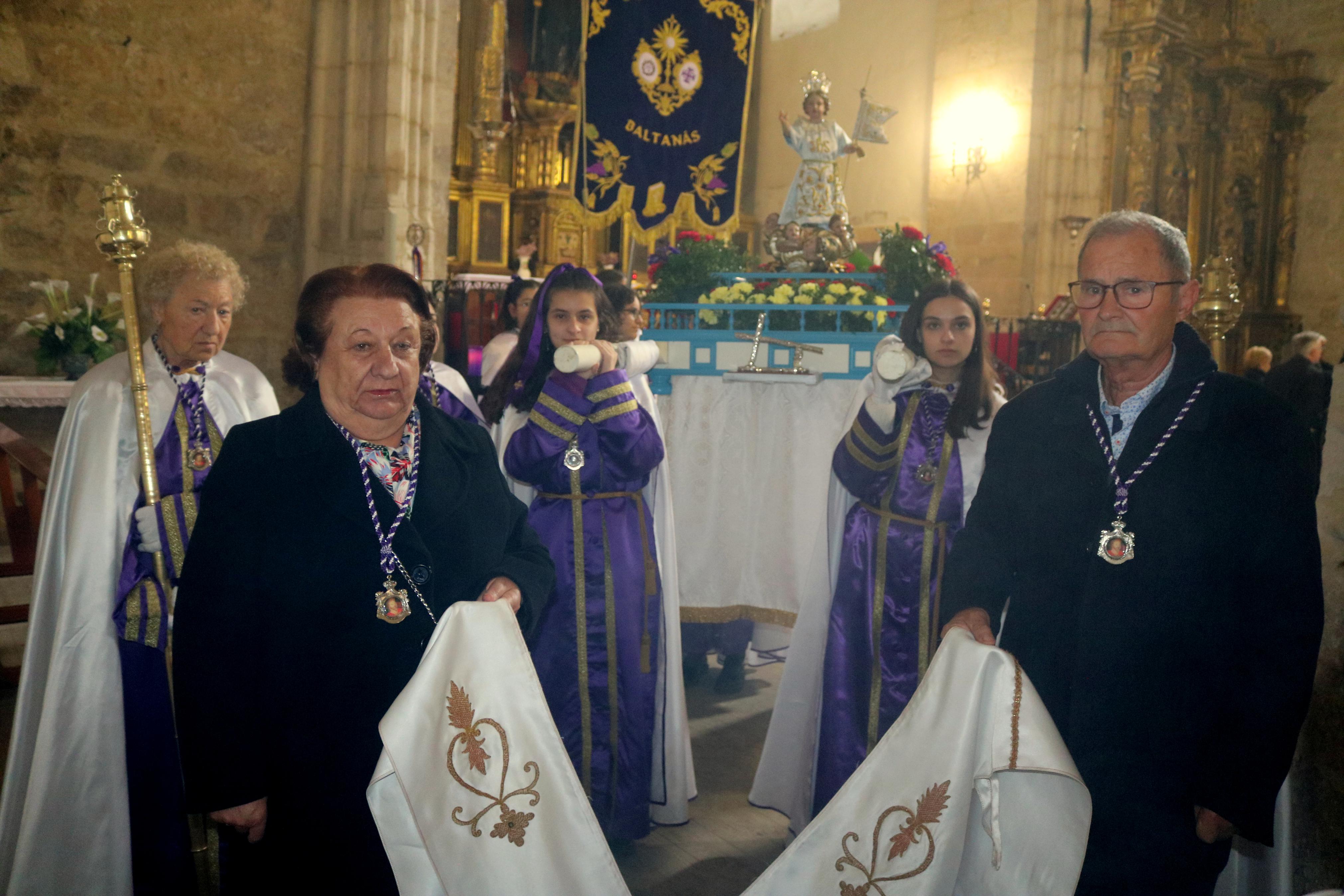 Procesión del Encuentro en Baltanás