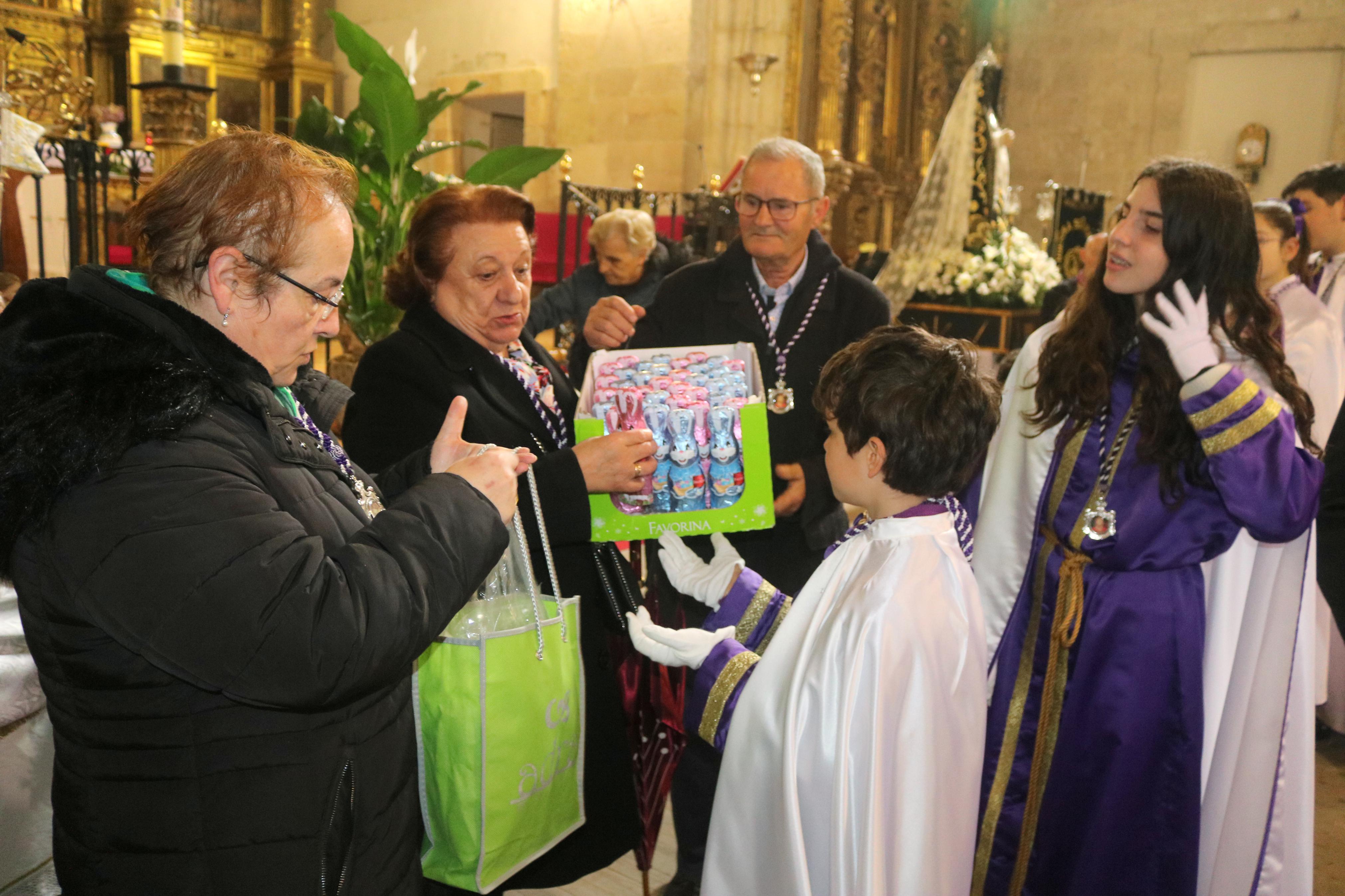 Procesión del Encuentro en Baltanás