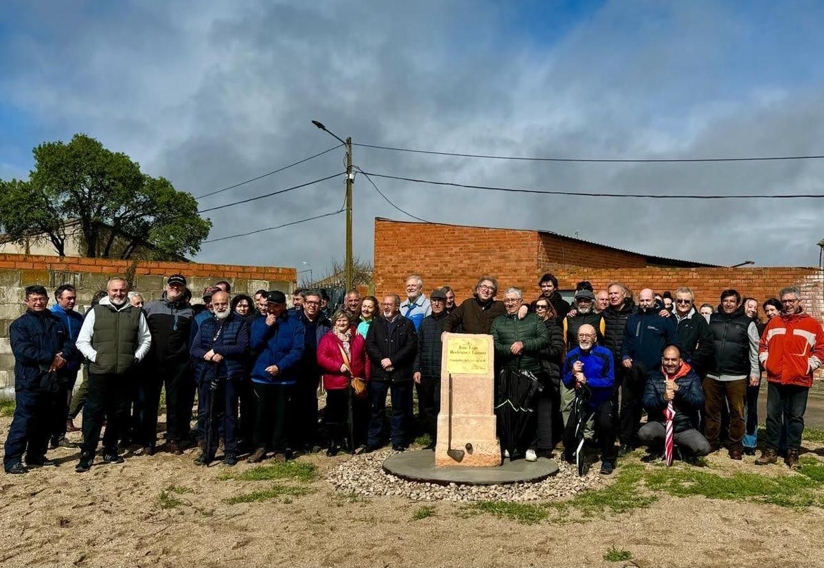 Los socios del club de golf de Bocigas rindieron este domingo un homenaje a su fundador.