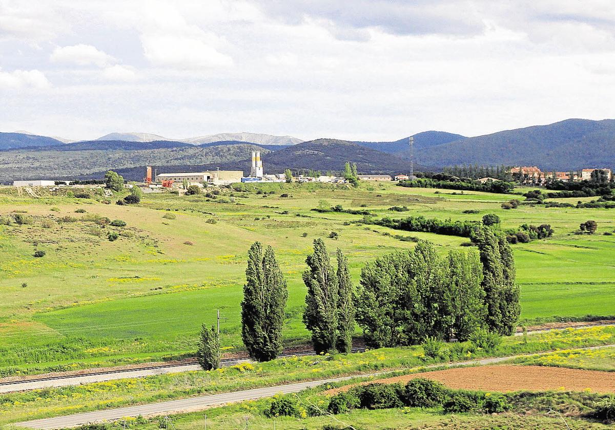 Terrenos del futuro área industrial de Prado del Hoyo.