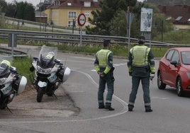 Control de la Guardia Civil de Tráfico, en una imagen de archivo.