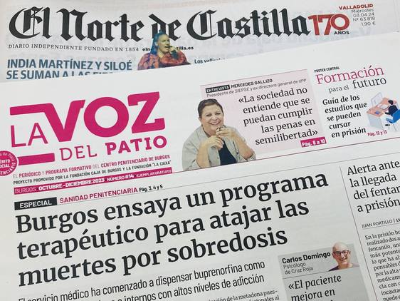 Portada de uno de los últimos números de La Voz del Patio.