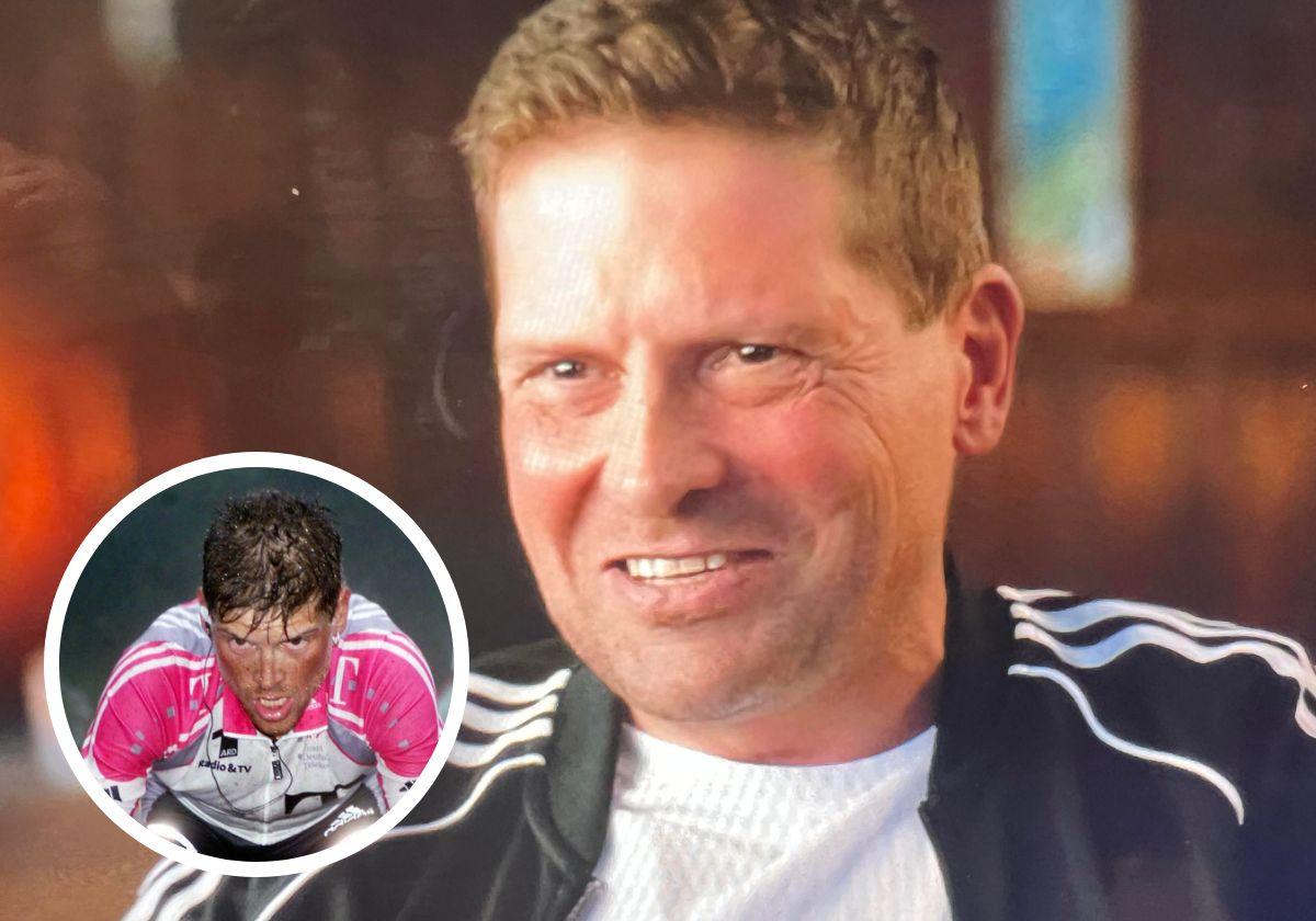 Jan Ullrich, en el documental. En pequeño, durante una etapa en el Tour de Francia.