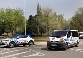 Coches de la Policía Local de Palencia.