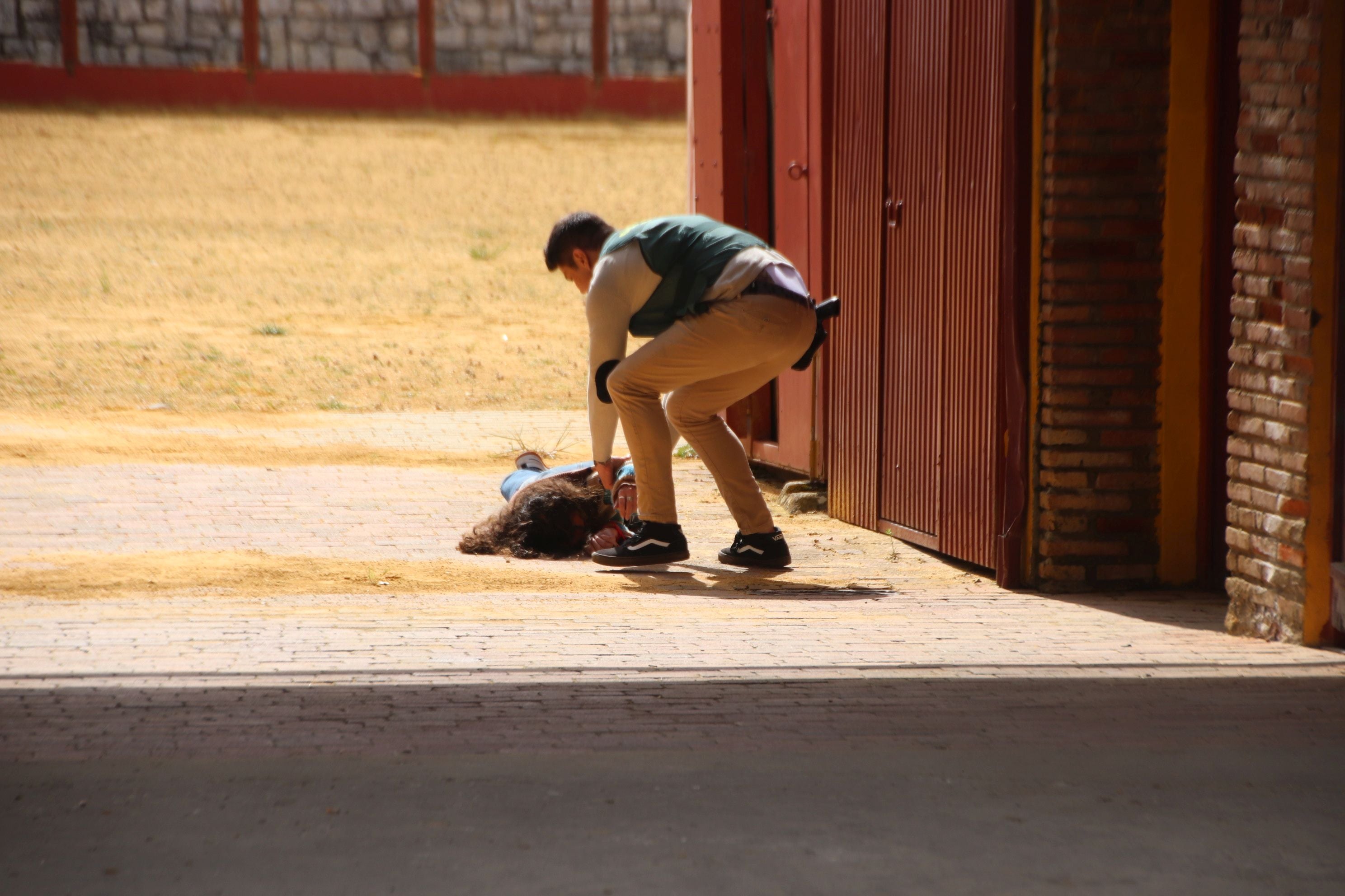 Simulacro de atentado terrorista en Cuéllar