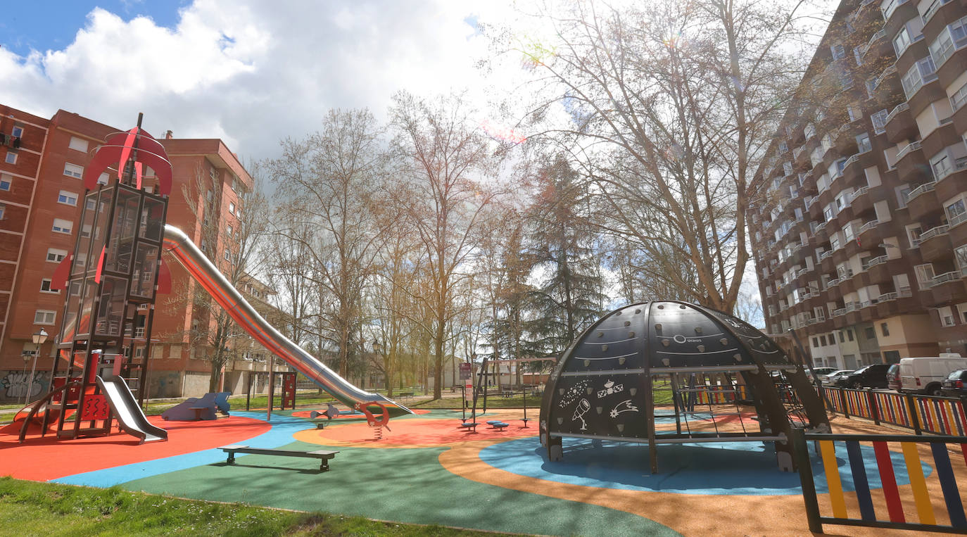 Nuevos parques infantiles en Palencia