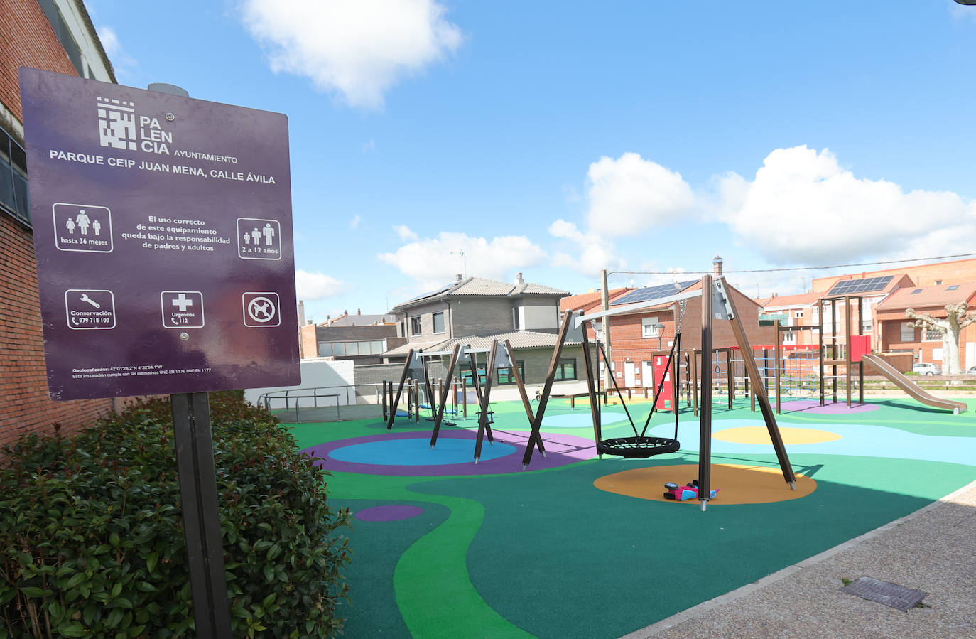 Nuevos parques infantiles en Palencia