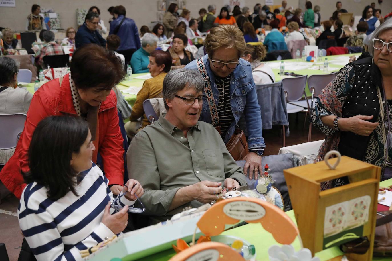 El Encuentro de Encajeras de Cogeces del Monte, en imágenes
