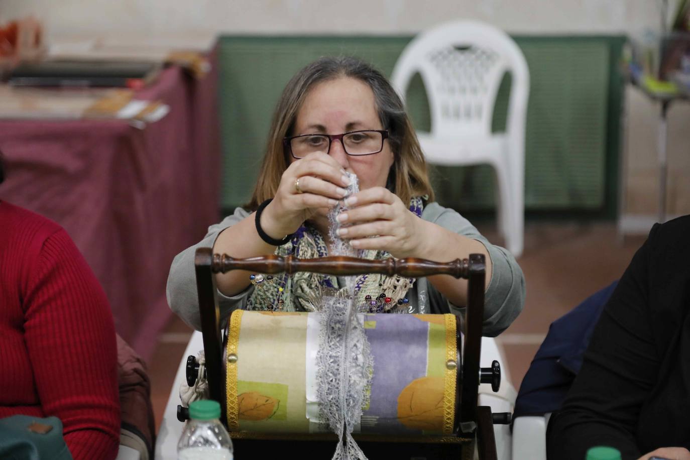 El Encuentro de Encajeras de Cogeces del Monte, en imágenes