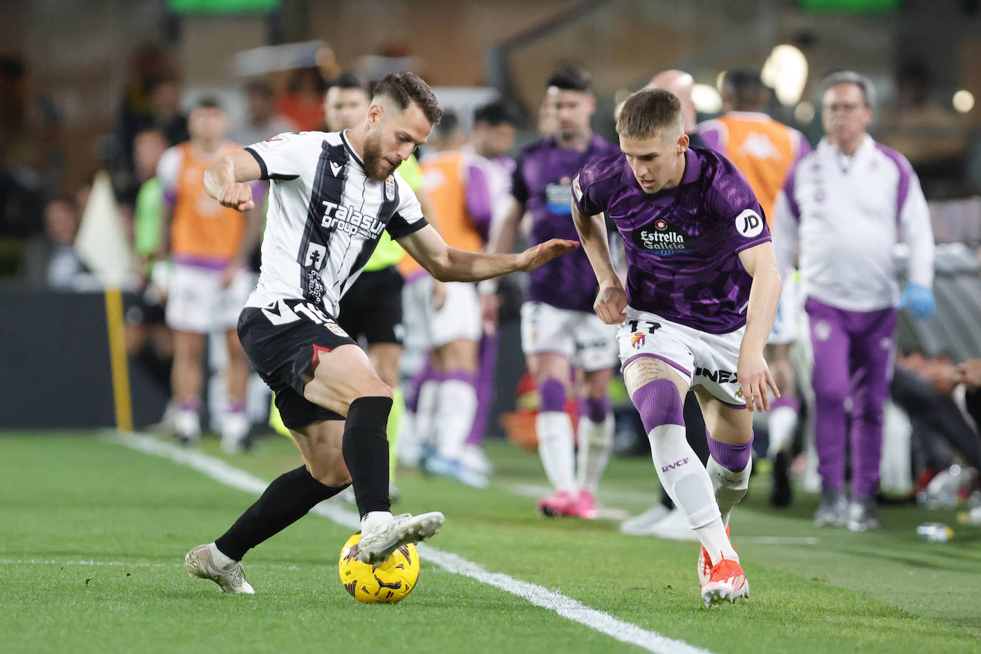 La victoria del Real Valladolid en Cartagena, en imágenes