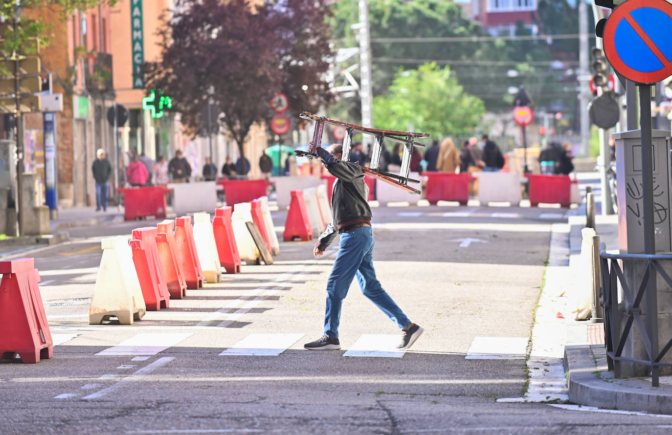 Cierre del túnel de Labradores de Valladolid