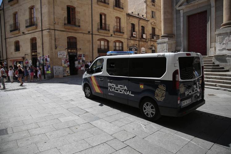 Foto de archivo de un furgón de la Policía Nacional