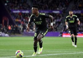 Vinícius Júnior, durante el Real Valladolid-Real Valladolid de diciembre de 2022