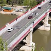 La ampliación del puente de Poniente durante un año dejará alguna franja abierta al tráfico