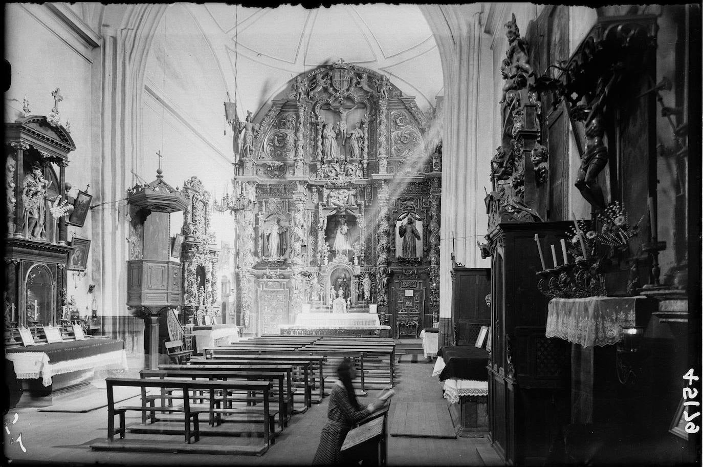 Las imágenes del antes y el después de la iglesia del Rosarillo