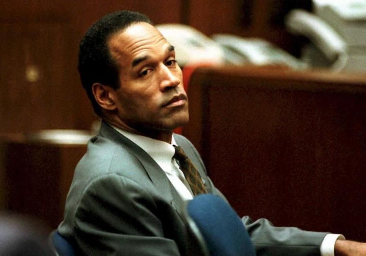 O. J. Simpson durante el juicio.