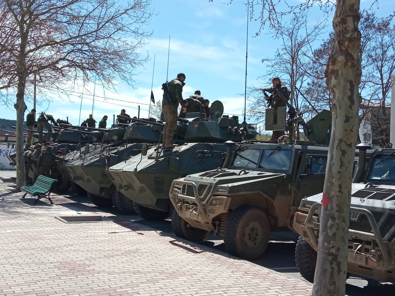 Maniobras militares en la Montaña Palentina