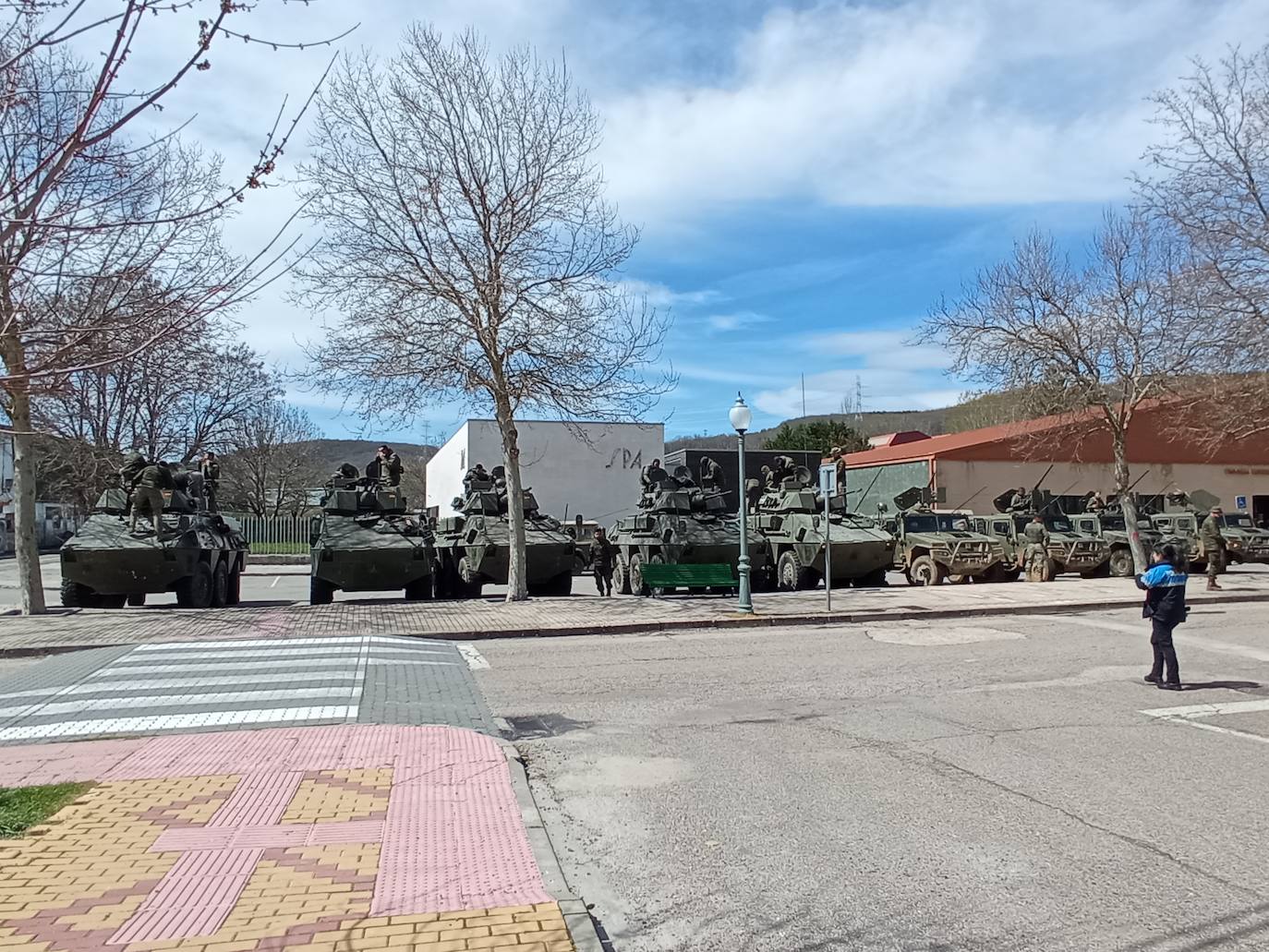 Maniobras militares en la Montaña Palentina