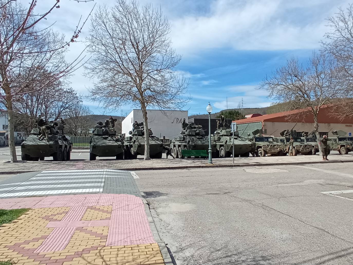 Maniobras militares en la Montaña Palentina