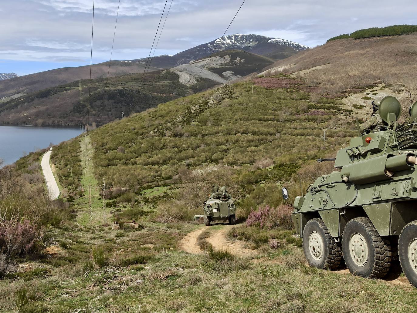 Maniobras militares en la Montaña Palentina