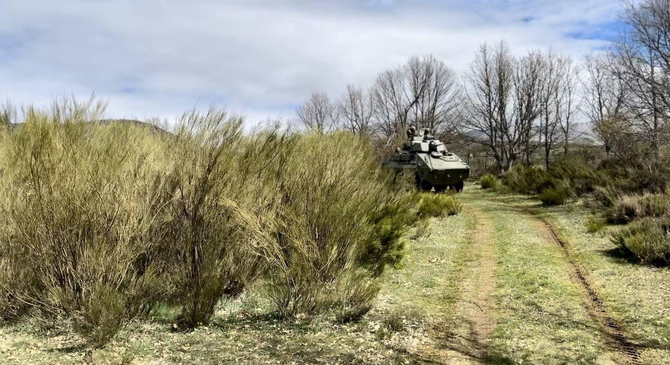 Maniobras militares en la Montaña Palentina