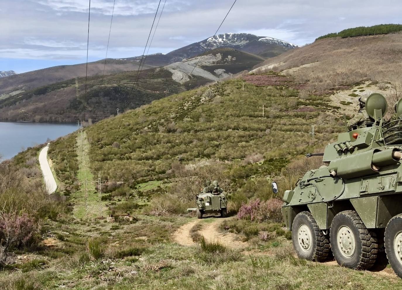 Maniobras militares en la Montaña Palentina