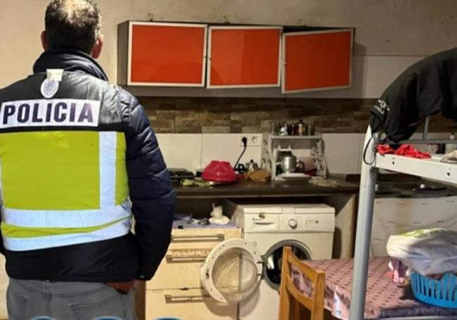 Vivienda de una familia explotada laboralmente en Valladolid.