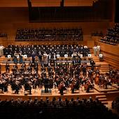 La Joven Orquesta Sinfónica de Valladolid junto a los coros,solistas y el ballet en el Auditorio Miguel Delibes.