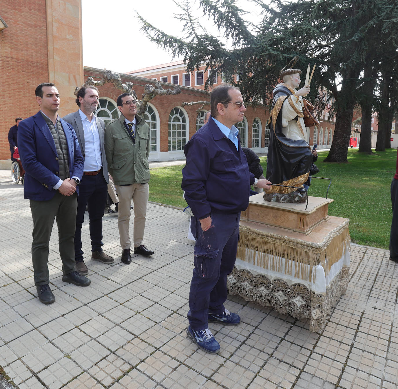 La residencia de mayores celebra la procesión de San Telmo