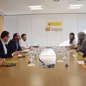 Reunión entre el Ayuntamiento de Tordesillas y representantes del SEPES.