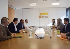 Reunión entre el Ayuntamiento de Tordesillas y representantes del SEPES.