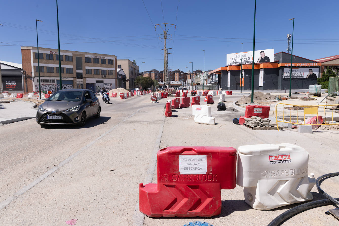 Las imágenes de las obras eternas de la avenida de El Norte de Castilla