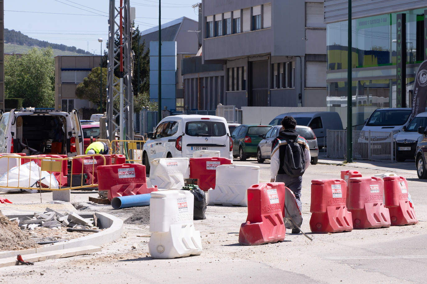 Las imágenes de las obras eternas de la avenida de El Norte de Castilla