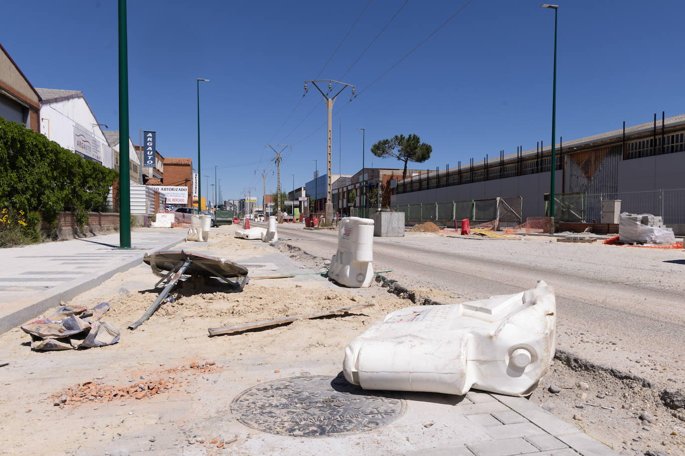 Las imágenes de las obras eternas de la avenida de El Norte de Castilla