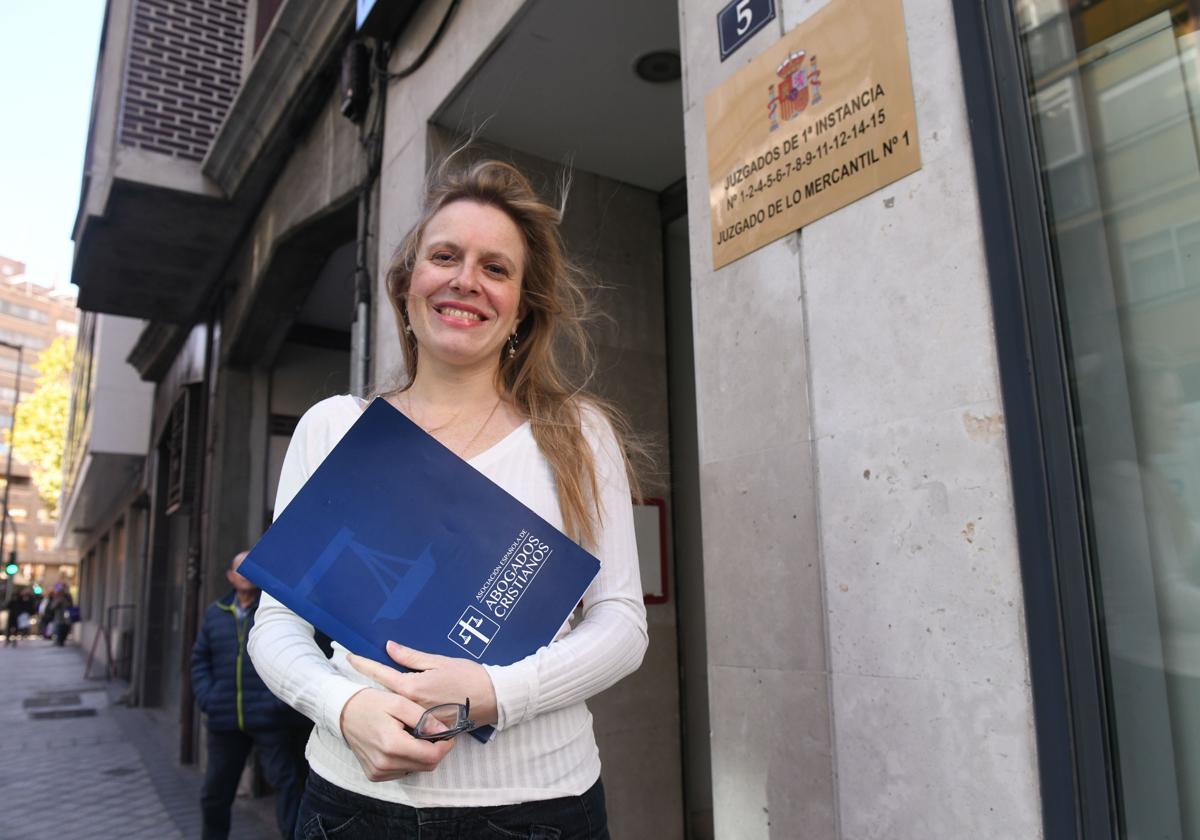 La presidenta de Abogados Cristianos, Polonia Castellanos, en una imagen de archivo.