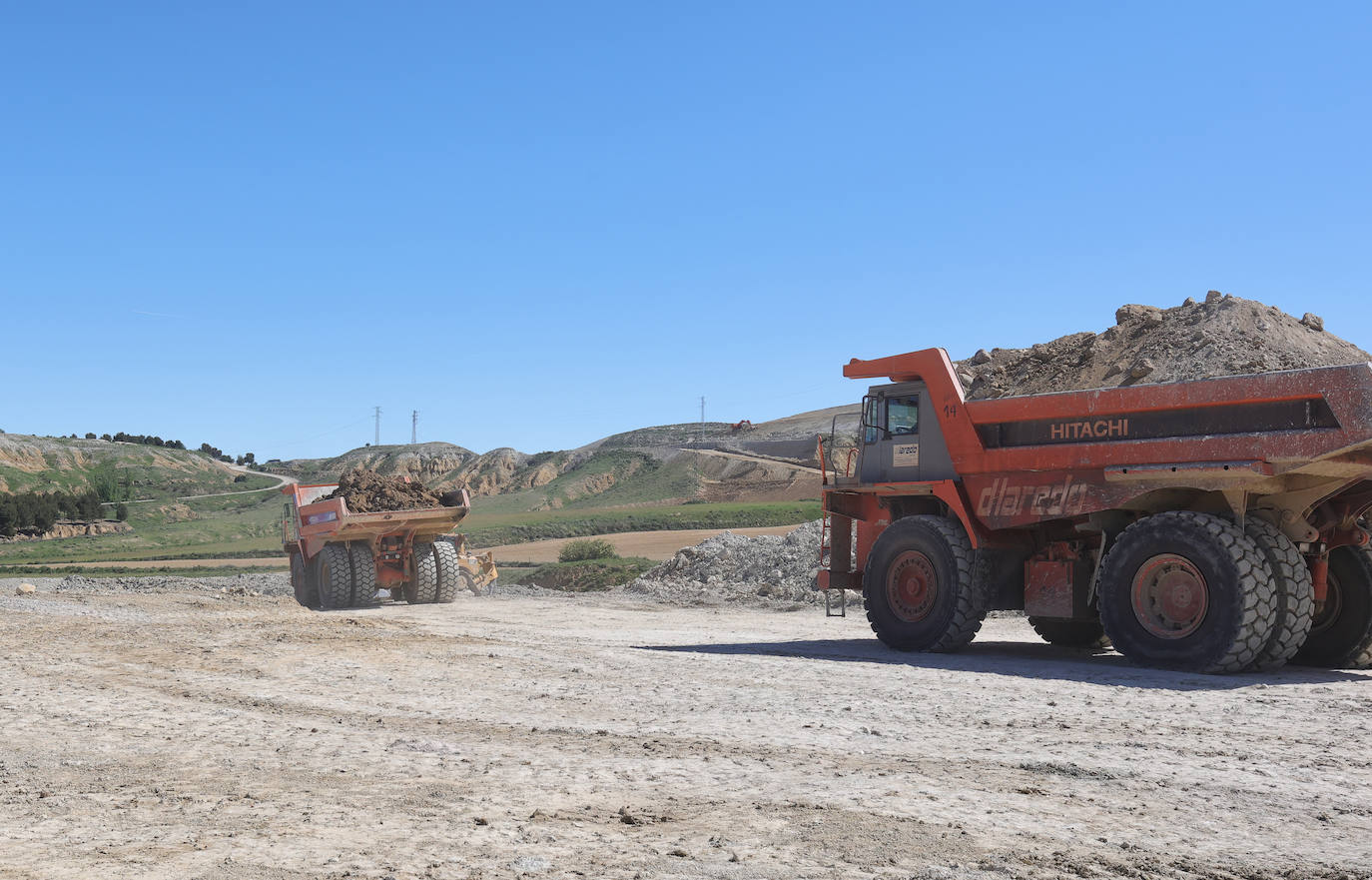 La cantera abandonada en Monzón revive con las obras del Ave