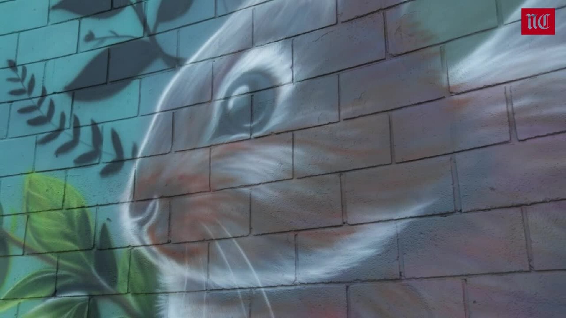 Nano Lázaro, pintor del nuevo mural del Anfiteatro de Parquesol