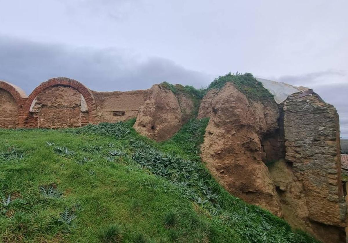 Estado que presentan las ruinas del castillo.