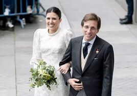 José Luis Martínez-Almeida y Teresa Urquijo, el día de su boda.