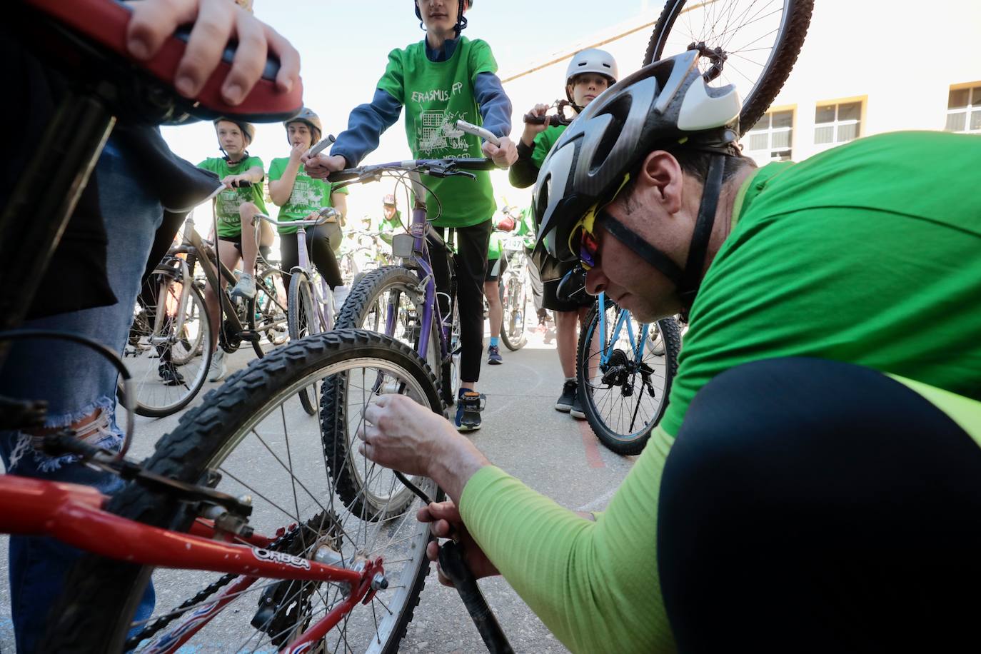 Gran bicicletada del IES La Merced