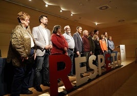 Representantes de los sindicatos y partidos que firman el manifiesto de Villalar.