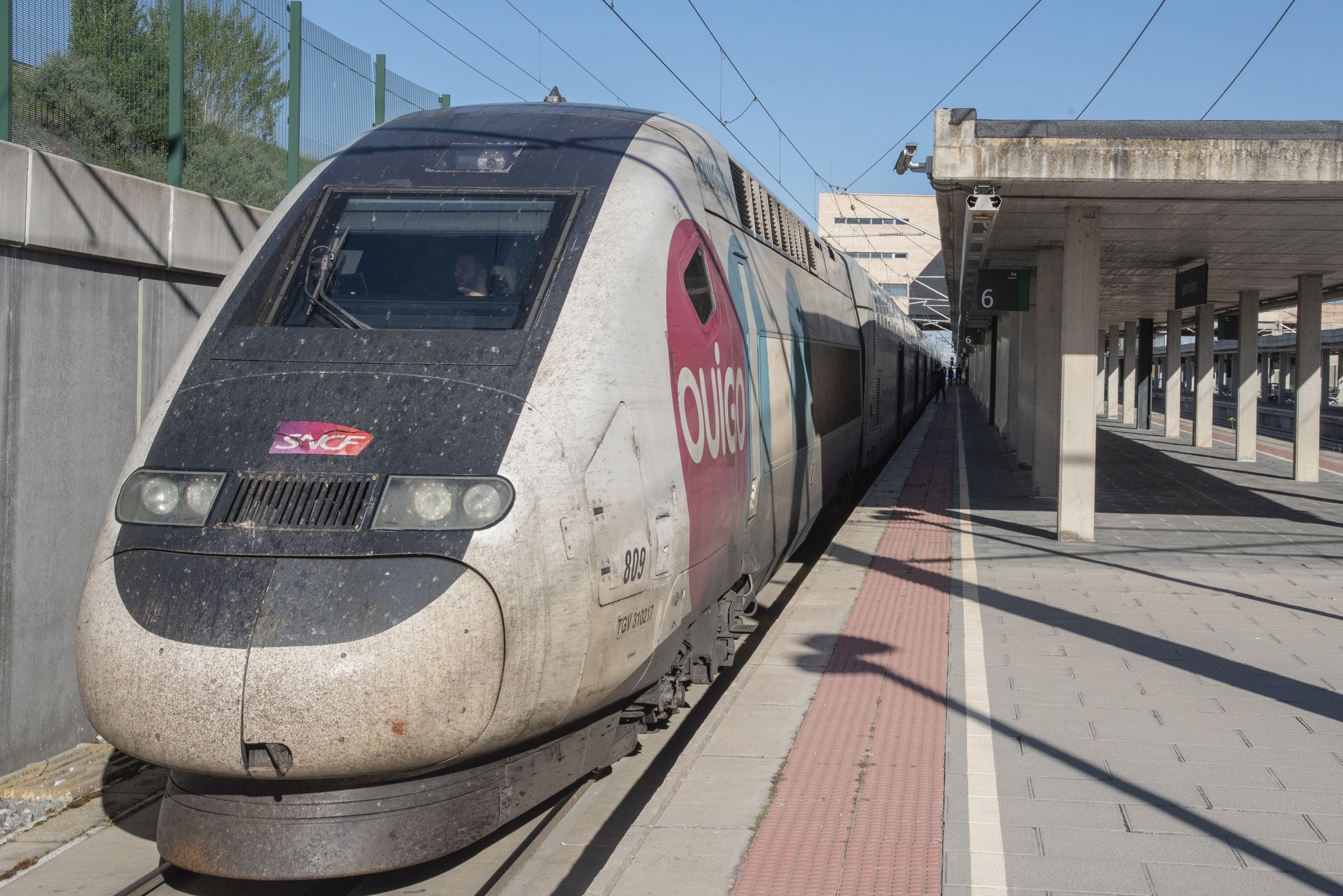 El primer trayecto de Ouigo en Segovia, en imágenes